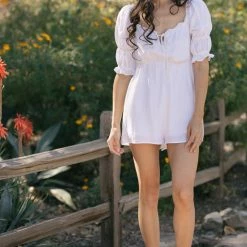 Le Lis Mandy Babydoll Romper Clothing