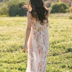 Aakaa Maternity Friendly Roxanne Strapless Maxi Dress