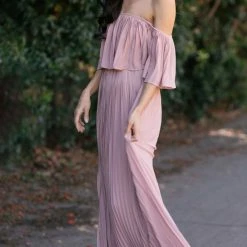 Soieblu Sophia Pleated Maxi Dress