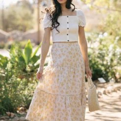 Storia Clothing Sydney Dotted Midi Skirt