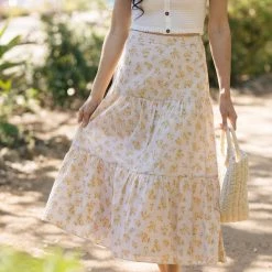 Storia Clothing Sydney Dotted Midi Skirt