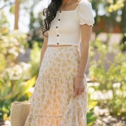 Storia Clothing Sydney Dotted Midi Skirt