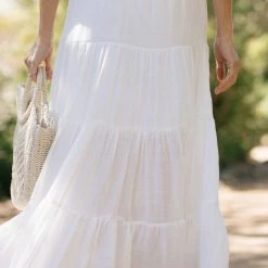 Hyfve Talia Tiered Maxi Skirt Maternity Friendly