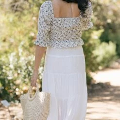 Hyfve Talia Tiered Maxi Skirt Maternity Friendly