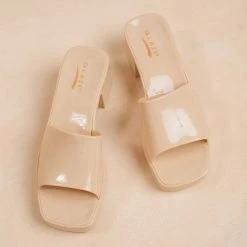 Glaze Shoes Delana Heeled Jelly Sandal