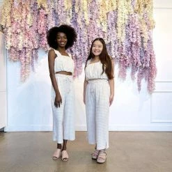 Allie Rose Bernice Gingham Pants Clothing