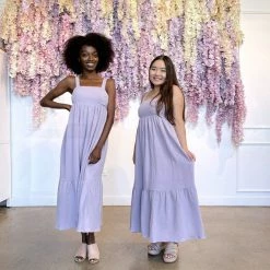 In Loom Maternity Friendly Brooklyn Babydoll Midi Dress