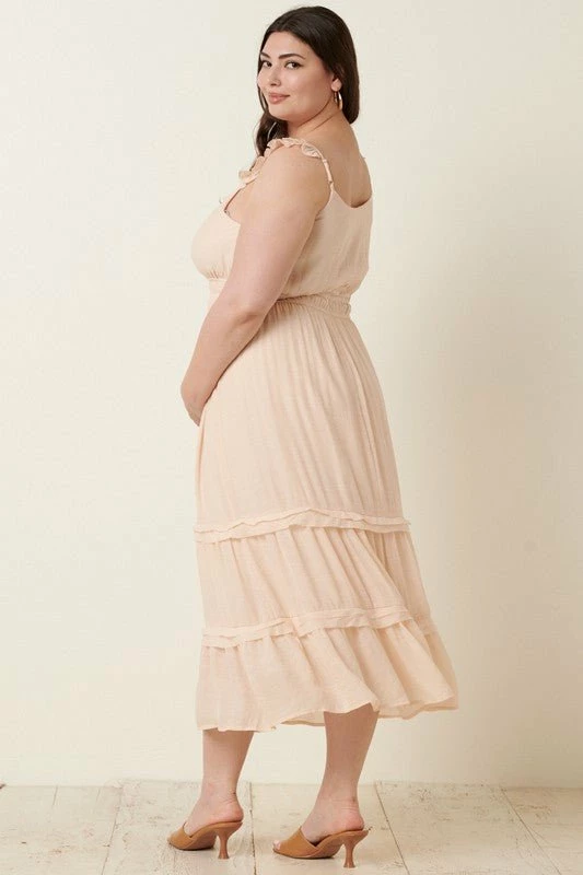 Mittoshop Gilda Ruffled Cami Dress Maternity Friendly