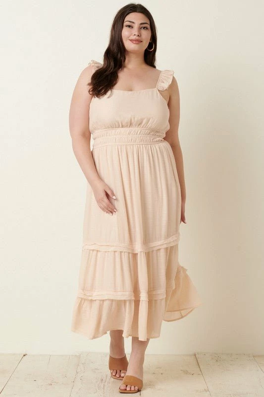 Mittoshop Gilda Ruffled Cami Dress Maternity Friendly