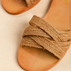 Let's See Style Shoes Moonbeam Slide Sandals