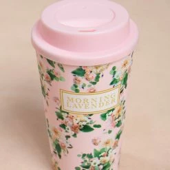 Morning Lavender Reusable Floral Cup