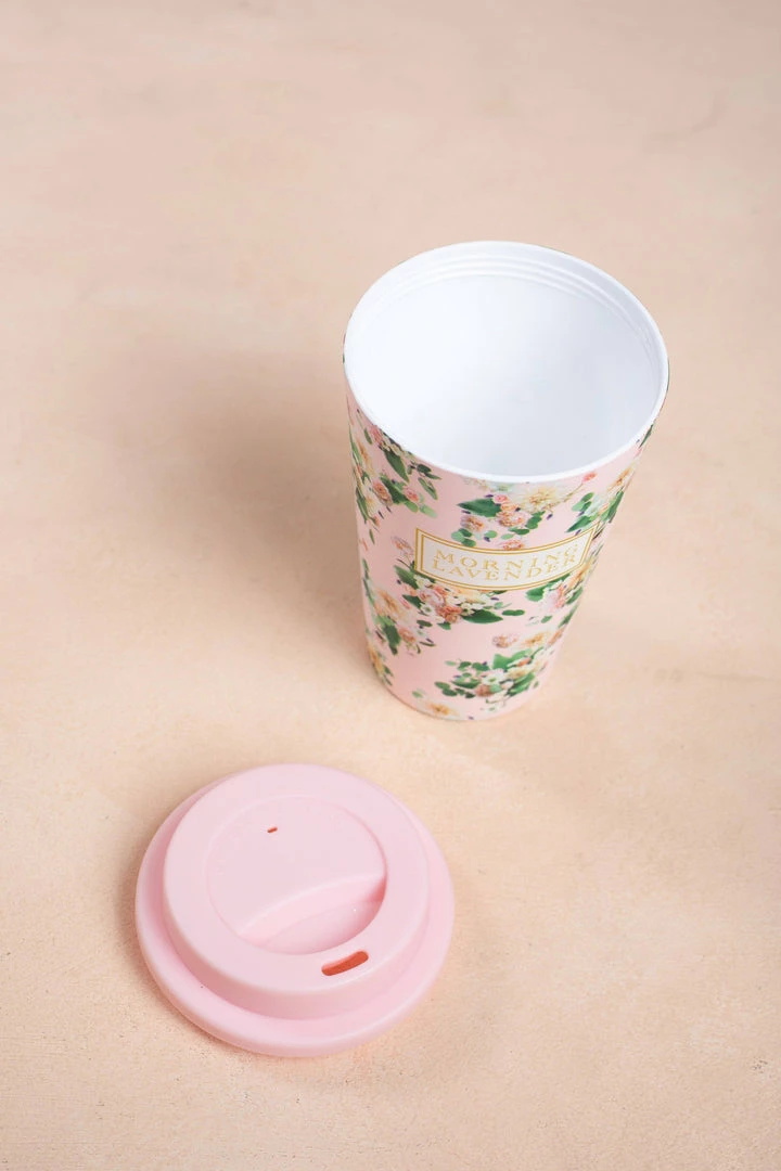 Morning Lavender Reusable Floral Cup