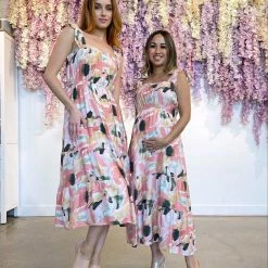 Blu Pepper Nia Tie Shoulder Dress