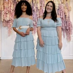 Listicle Zhina Tiered Ruffle Dress