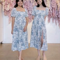 Sundayup Zoey Smocked Midi Dress Best Sellers