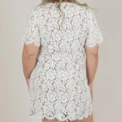 Space 46 Bridal Evie Lace Shift Dress