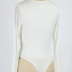 Final Touch Basics Joanna Surplice Long Sleeve Bodysuit