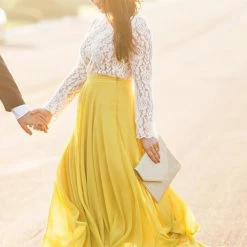 Lucy Paris Bridal Petite Amelia Full Maxi Skirt