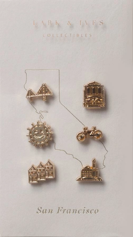 Lark And Ives Sammy City Pin Set Accessories